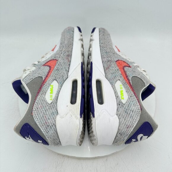 Nike Air Max 90 Men Size 10 CT1685-100 Infrared Black Cool Grey Training Shoes - Picture 6 of 12